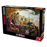 پازل 3000 تکه آناتولین طرح Lancelot & Guinevere کد 4929
