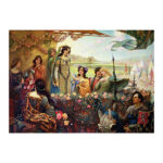 پازل 3000 تکه آناتولین طرح Lancelot & Guinevere کد 4929