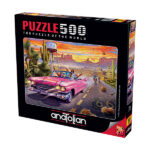 پازل 500 تکه آناتولین طرح Route 66 کد 3634
