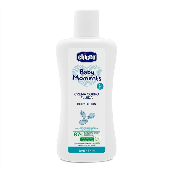 لوسیون بدن کودک چیکو مدل Baby Moments حجم 200 میلی لیتر