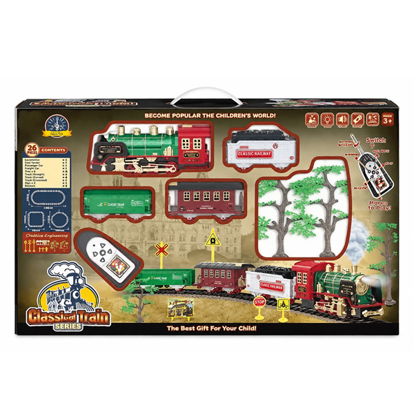 قطار بازی کنترلی دودزا مدل spry train کد 3096