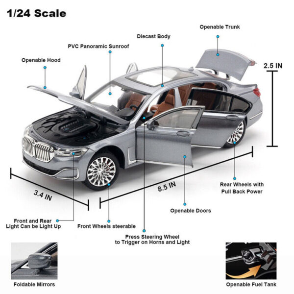 ماشین بازی مدل BMW 760