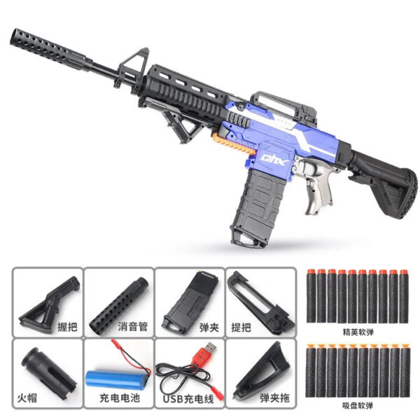 تفنگ بازی شارژی مدل M416 - Image 4