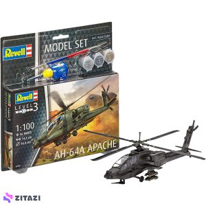ماکت هلیکوپتر REVELL مدل AH-64A Apache کد 04985
