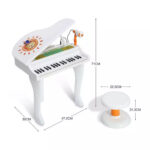 بازی آموزشی کیبورد مدل Piano-bear 88022