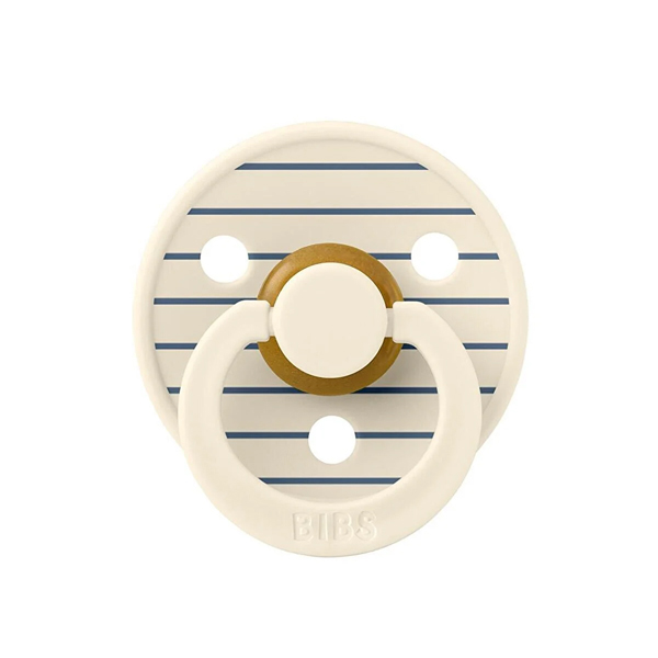 پستانک بیبس مدل Color Pin-Ivory/steel سایز 0-6 ماه BIBS