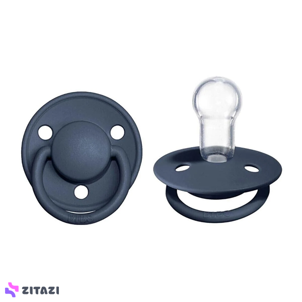 پستانک سیلیکونی بیبس مدل Steel Blue سایز 0-36 ماه BIBS