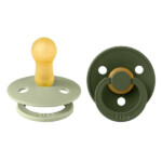 پک دو عددی پستانک بیبس مدل Dark Sage Huntergreen سایز 6-18 ماه BIBS