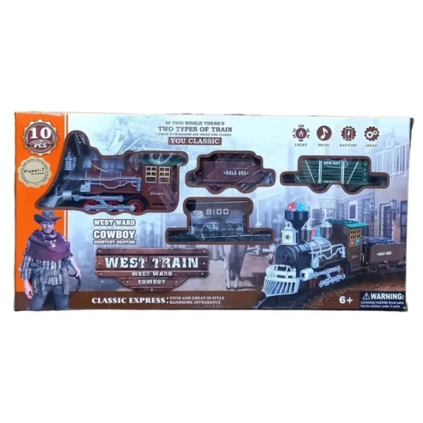 قطار بازی مدل  WEST TRAIN (10 PCS)