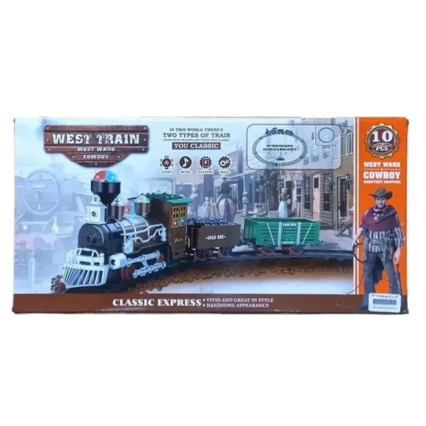 قطار بازی مدل  WEST TRAIN (10 PCS)