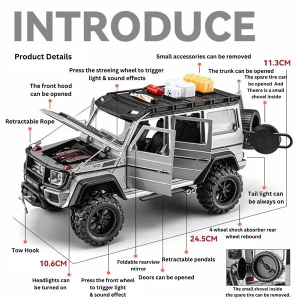 ماشین بازی مدل mercedes benz g63