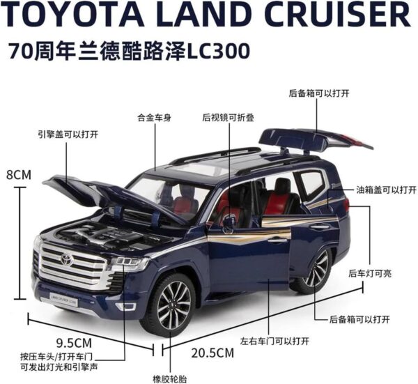 ماکت ماشین تویوتا لندکروزر مدل LAND CRUISER LC300