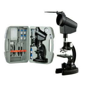میکروسکوپ دانش آموزی آیبکس مدل Zoom Box Vision تک چشمی ثابت با کیف حمل هاردباکس