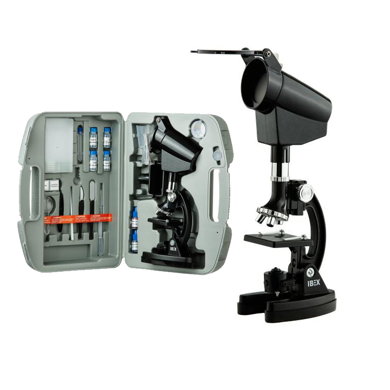 میکروسکوپ دانش آموزی آیبکس مدل Zoom Box Vision تک چشمی ثابت با کیف حمل هاردباکس میکروسکوپ دانش آموزی آیبکس مدل Zoom Box Vision تک چشمی ثابت با کیف حمل هاردباکس