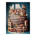 پازل 1000 تکه آناتولین طرح Colesseum کد 1166