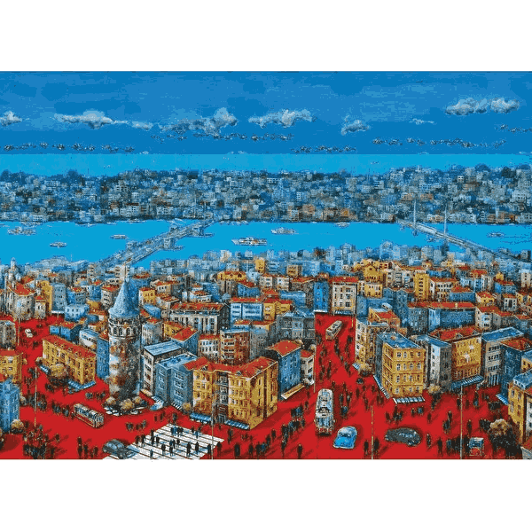 پازل 1000 تکه آرت پازل طرح An Istanbul Tale کد 5234