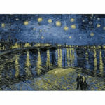 پازل 1000 تکه آرت پازل طرح Starry Night 2, Vincent Van Gogh کد 5249