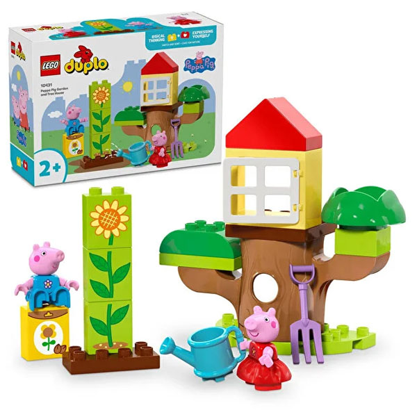 لگو سری دوپلو مدل Peppa Pig Garden and Tree house کد 10431