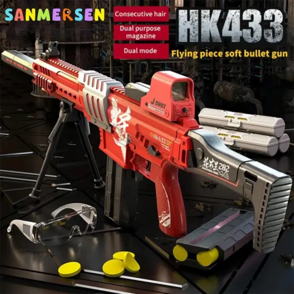 تفنگ بازی شارژی مدل JF SCAR-L Rifle - Image 3
