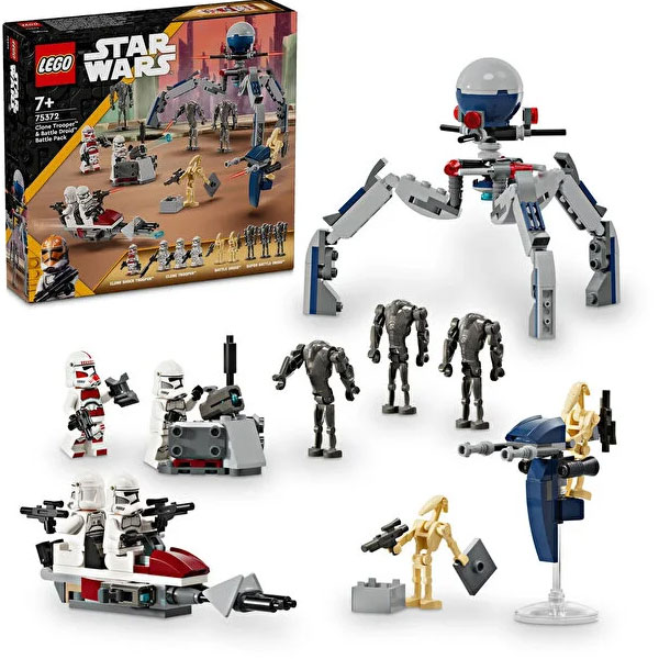 لگو سری استاروارز مدل Clone Trooper &amp Battle Droid کد 75372