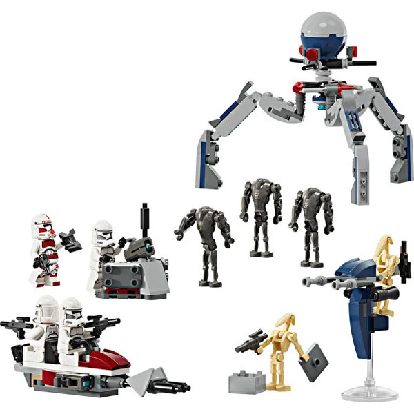 لگو سری استاروارز مدل Clone Trooper &amp Battle Droid کد 75372