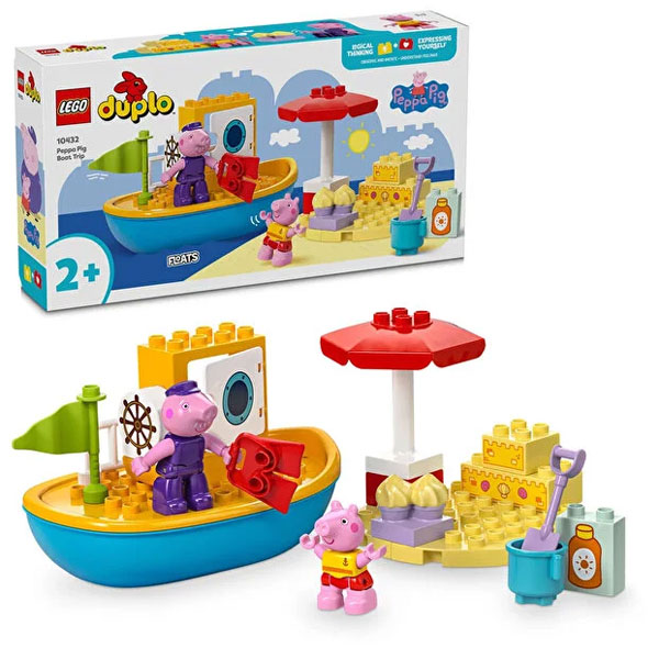 لگو سری دوپلو مدل Peppa Pig Boat Trip کد 10432