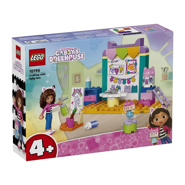 لگو سری گبیز دال هوس مدل Crafting with Baby Box کد 10795