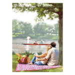 پازل 1000 تکه آناتولین طرح Romantic Picnic کد 1137