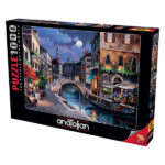 پازل 1000 تکه آناتولین طرح Streets of Venice کد 3087