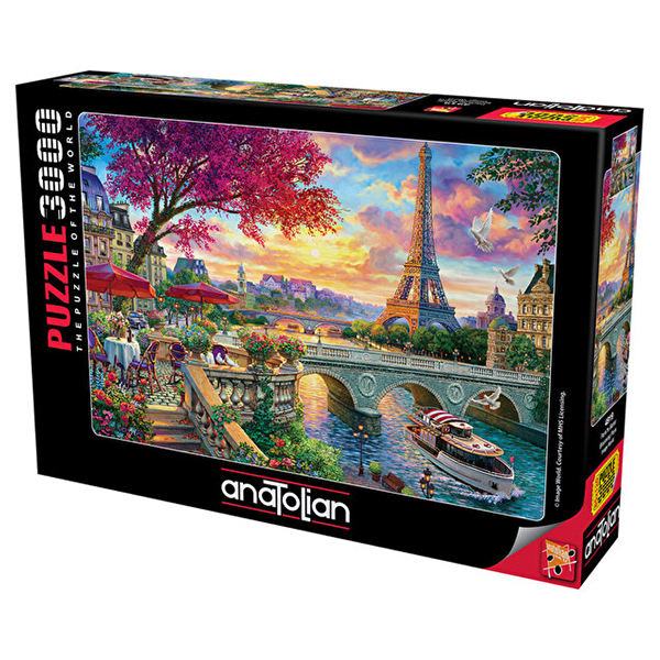 پازل 3000 تکه آناتولین طرح Spring in Paris کد 4919