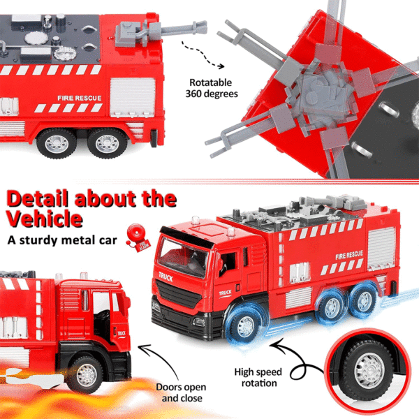 ماشین بازی مدل FireTruck CarWash - Image 4