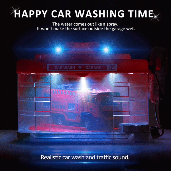 ماشین بازی مدل FireTruck CarWash - Image 7