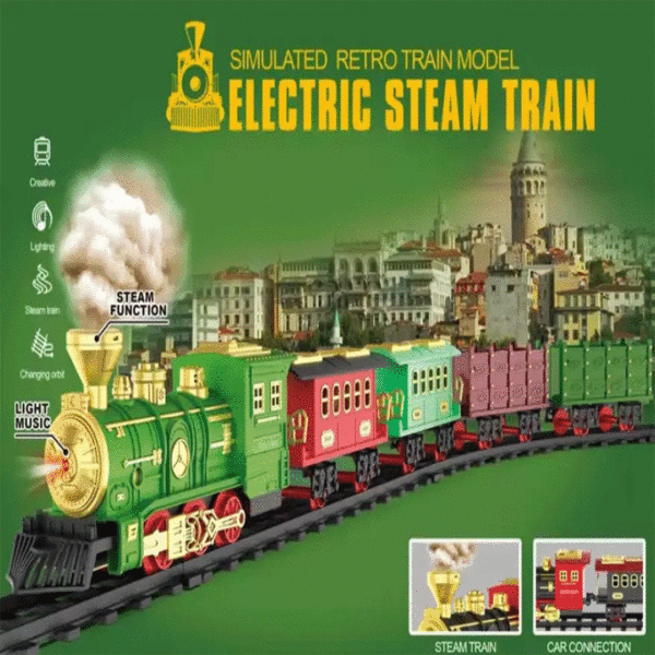 قطار بازی مدل Steam Train Toy کد 699 - Image 6