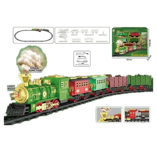 قطار بازی مدل Steam Train Toy کد 699 - Image 7