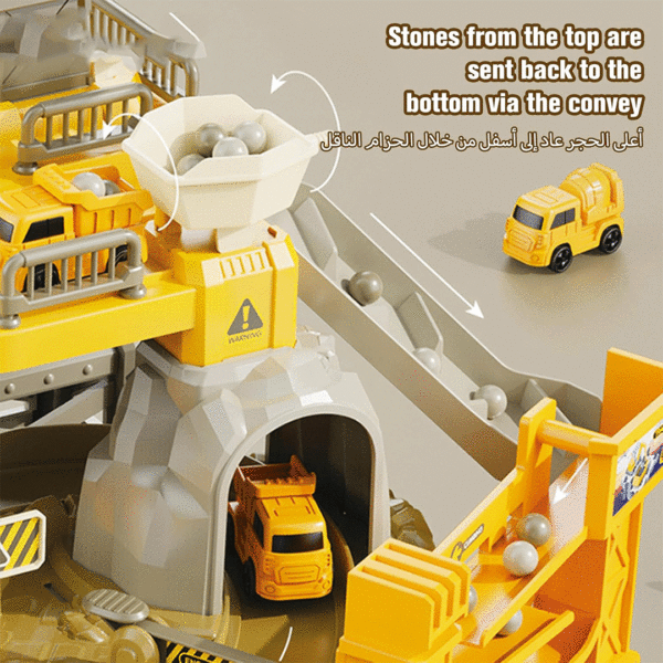 کیت ماشین بازی راهسازی مدل Construction Race Tracks