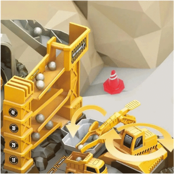 کیت ماشین بازی راهسازی مدل Construction Race Tracks