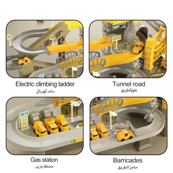 کیت ماشین بازی راهسازی مدل Construction Race Tracks