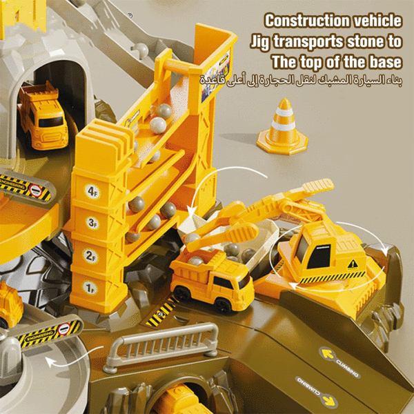 کیت ماشین بازی راهسازی مدل Construction Race Tracks