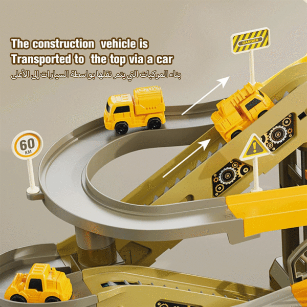 کیت ماشین بازی راهسازی مدل Construction Race Tracks