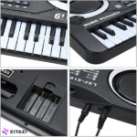 DailyTech 61 Tuşlu Org Electronic Keyboard Klavye Pilli Mikrofonlu Karaoke