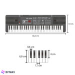 بازی آموزشی کیبورد الکترونیکی JWIN مدل Mk-1261b