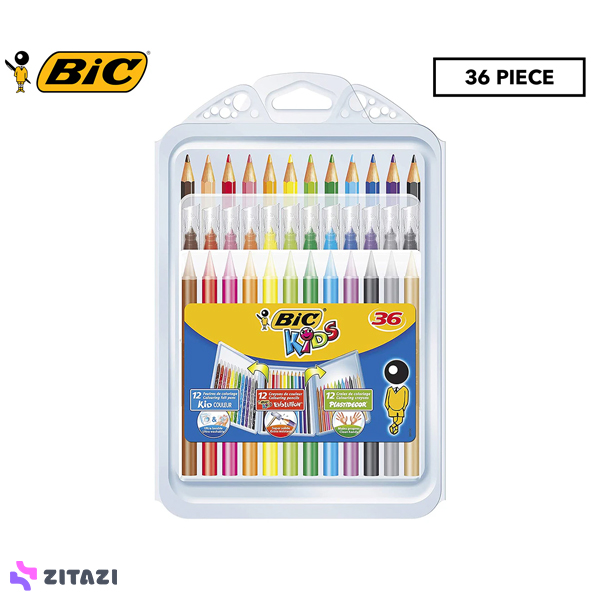 ست رنگ آمیزی ترکیبی کودکانه 36 عددی Bic