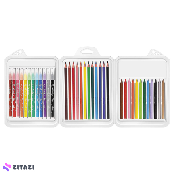 ست رنگ آمیزی ترکیبی کودکانه 36 عددی Bic