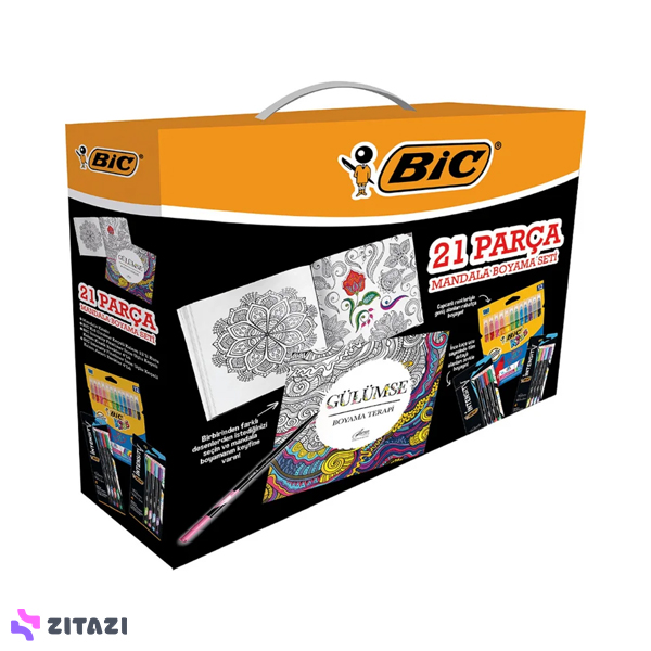 ست نقاشی 21 عددی Bic
