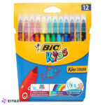 ماژیک 12 رنگ بیک مدل Bic Kid Couleur