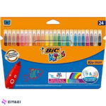 ماژیک 24 رنگ بیک مدل Bic Kid Couleur