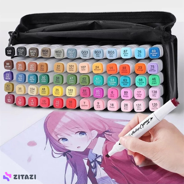 ماژیک دوطرفه 60 رنگه TOUCH SKETC