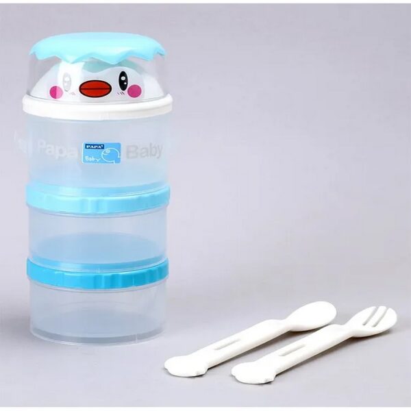 انبار غذا با قاشق و چنگال طرح جوجه papa baby