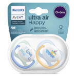 ست پستانک دو عددی اونت مدل ultra air happy کد SCF080