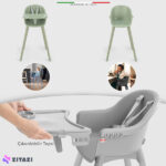 صندلی غذا خوری کودک Elele مدل Sorte 2in1-سبز